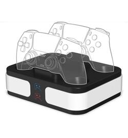 PlayStation 5 DualSense Oplaadplatform voor 2 controllers - Qware