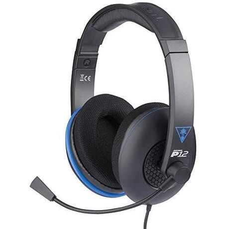 Turtle Beach Ear Force P12 Amplified Stereo Headset - Zwart/Blauw