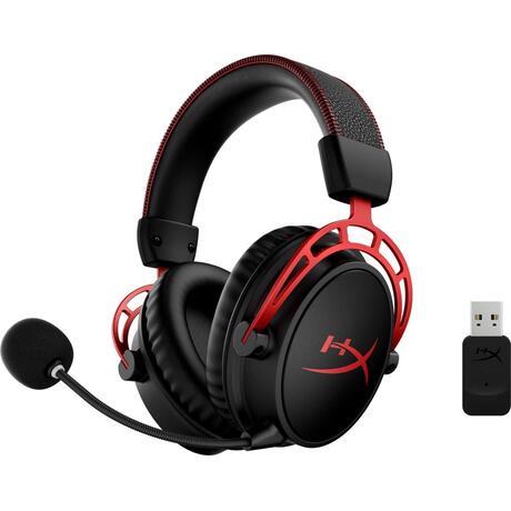 HyperX Cloud Alpha Wireless Headset - Zwart/Rood