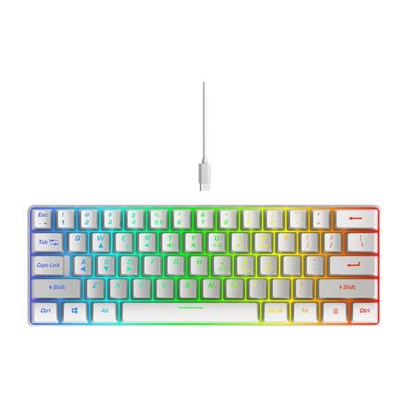 ISY IGK-3600-WT-NL - Toetsenbord - Wit