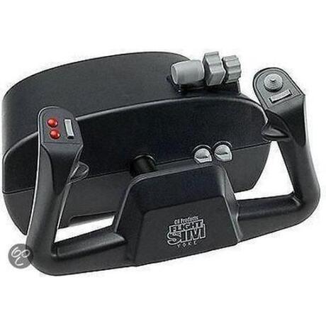 CH Products Flight Sim Yoke - Zwart - Flight Simulator Stuur - PC