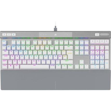 Corsair K70 PRO BE AZERTY - Wit - Optisch-mechanisch Gamingtoetsenbord - PC