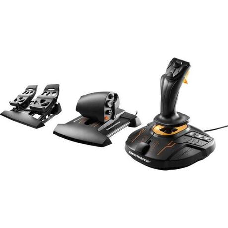 Thrustmaster T16000M FCS Flight Pack - Zwart - Flight Control Systeem - PC